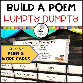 Preview of Humpty Dumpty | Build a Poem | Nursery Rhymes Pocket Chart Center