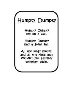 Humpty Dumpty Puppet and Rhyme (English Rhyme) by Puppet Korner N More
