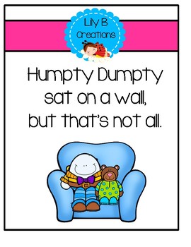 Preview of Rhyming Book - Humpty Dumpty