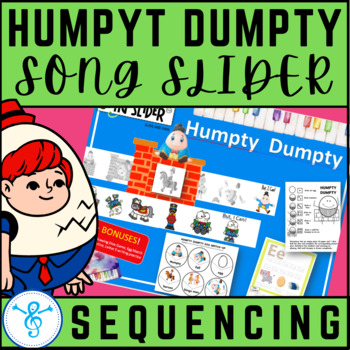 Preview of Humpty Dumpty Storytelling Sequencing Craft Write E Puzzle Dice Drawing Game