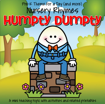 Preview of Humpty Dumpty Unit Literacy and Math Centers Activities and Printables