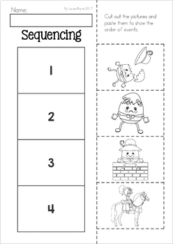 Humpty Dumpty Nursery Rhyme Worksheets And Activities By Lavinia Pop