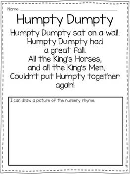 Humpty Dumpty with a Home Connection, Stem Challenge, and Science ...