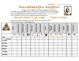 Hundehaufen hüpfen (MÖGEN verb activity using German dog breeds.)