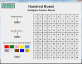 Hundred Board Multiples Software Activity and Instructions