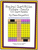 Hundred Chart Hidden Picture - Pencils (100 Chart Version)