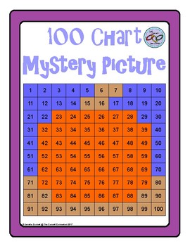 hundreds chart mystery picture pumpkin by the connett