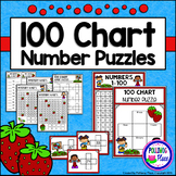 Hundred Chart Puzzles: Strawberry Patch