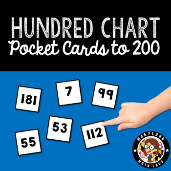 Preview of Hundred Chart Pocket Cards