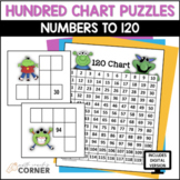 Hundred Chart Puzzles, Numbers to 120: Print and Digital Versions