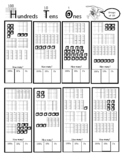 Hundred Tens Ones Place Value VISUALS -- 29 pages!