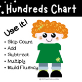 Hundreds Chart: 2 Worksheets (Blank Chart Included)