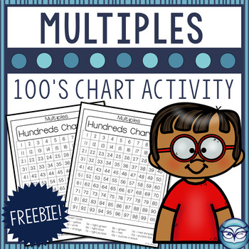 Preview of Hundreds Chart Activity: Multiples