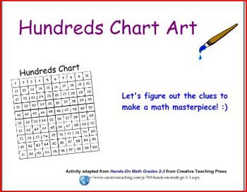 Preview of Hundreds Chart Art