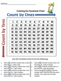 Hundreds Chart Coloring Activity