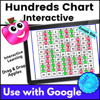 Preview of Hundreds Chart Fall Daily Math Morning Work Digital with Google Slides