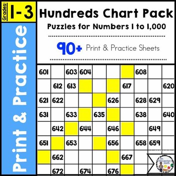 Preview of Hundreds Chart Fun Pack | Number Sense