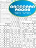 100 chart missing number worksheets teaching resources tpt