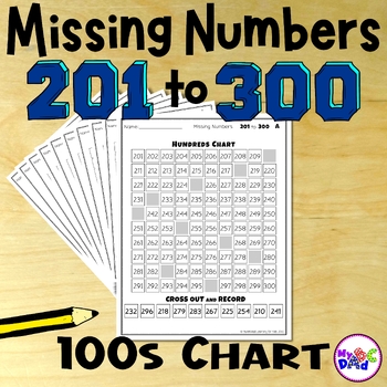 hundreds chart 200 300