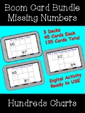 Hundreds Chart Missing Numbers - BOOM CARDS - 3 Decks - Di