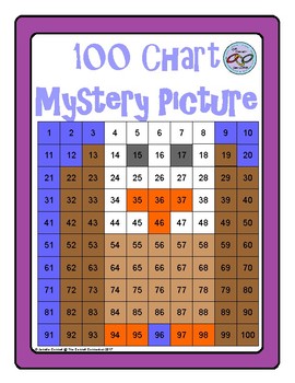 hundreds chart mystery picture eagle by the connett connection tpt