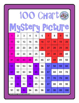 hundreds chart mystery picture love by the connett