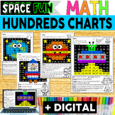 Hundreds Chart - Space - Color by Number - With Digital Resources