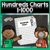 Hundreds Charts 1-1000 No-Prep
