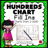 Hundreds Charts Activities Missing Numbers