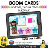 Place Value Hundreds, Tens & Ones Boom Cards™- Distance Learning