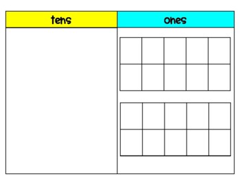 Preview of Hundreds, Tens and Ones AND Tens and Ones Chart (for regrouping in subtraction)