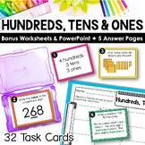 Hundreds Tens and Ones Task Cards | Place Value Activities