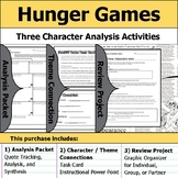 Hunger Games - Character Analysis Packet, Theme Connections, & Project