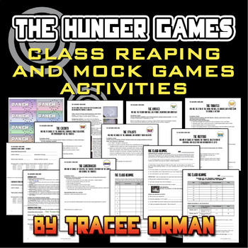 Preview of Hunger Games Class Reaping Mock Training Sessions Role Play Activity