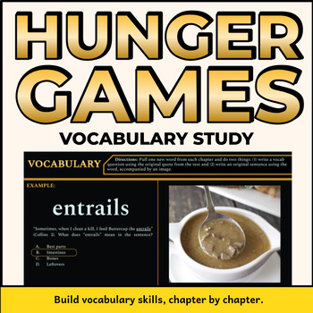 Preview of Hunger Games Independent Vocabulary Analysis