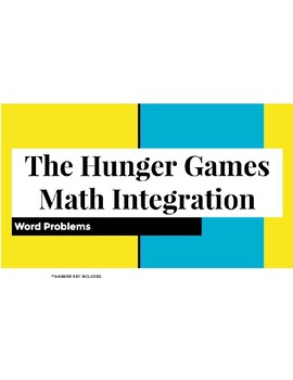 Preview of Hunger Games Math Integration - Word Problems - Number System Review