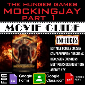 Preview of Hunger Games: Mockingjay Part 1 Movie Guide Discussion Questions Google Quiz