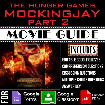 Preview of Hunger Games: Mockingjay Part 2 Movie Guide Discussion Questions Google Quiz