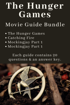 Preview of Hunger Games Movie Guide Bundle
