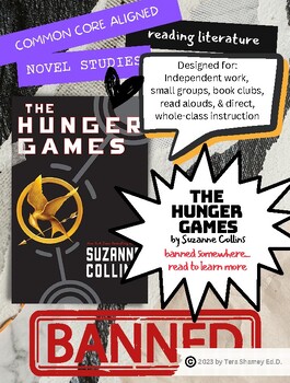 Preview of Hunger Games: Thematic, Banned Book, Novel Study