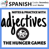 Hunger Games Theme - Ser and Adjective Spanish Lesson for 