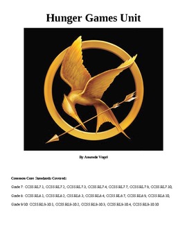 Preview of Hunger Games Unit - Reading Intervention