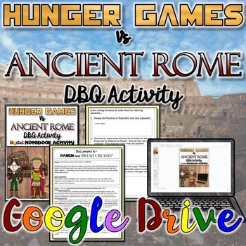 Preview of Hunger Games VS Ancient Rome DBQ Activity - Digital