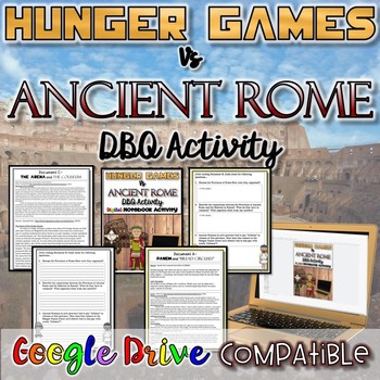 Preview of Hunger Games VS Ancient Rome DBQ Activity - Print and Digital