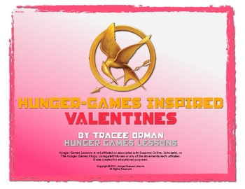 Preview of Hunger Games Valentine Cards Free Printables