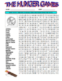 Hunger Games (novel) Wordsearch / Game / Fun / Sub