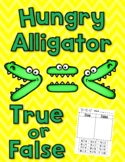 Comparing Numbers True or False {with Hungry Alligators}
