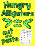 Comparing Numbers {Hungry Alligators} Cut & Paste