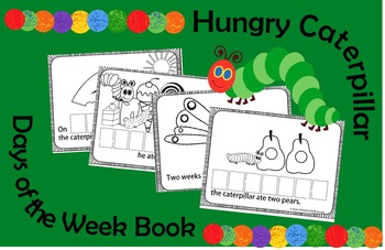 Preview of Hungry Caterpillar Days of the Week Book