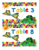 Hungry Caterpillar Table Numbers